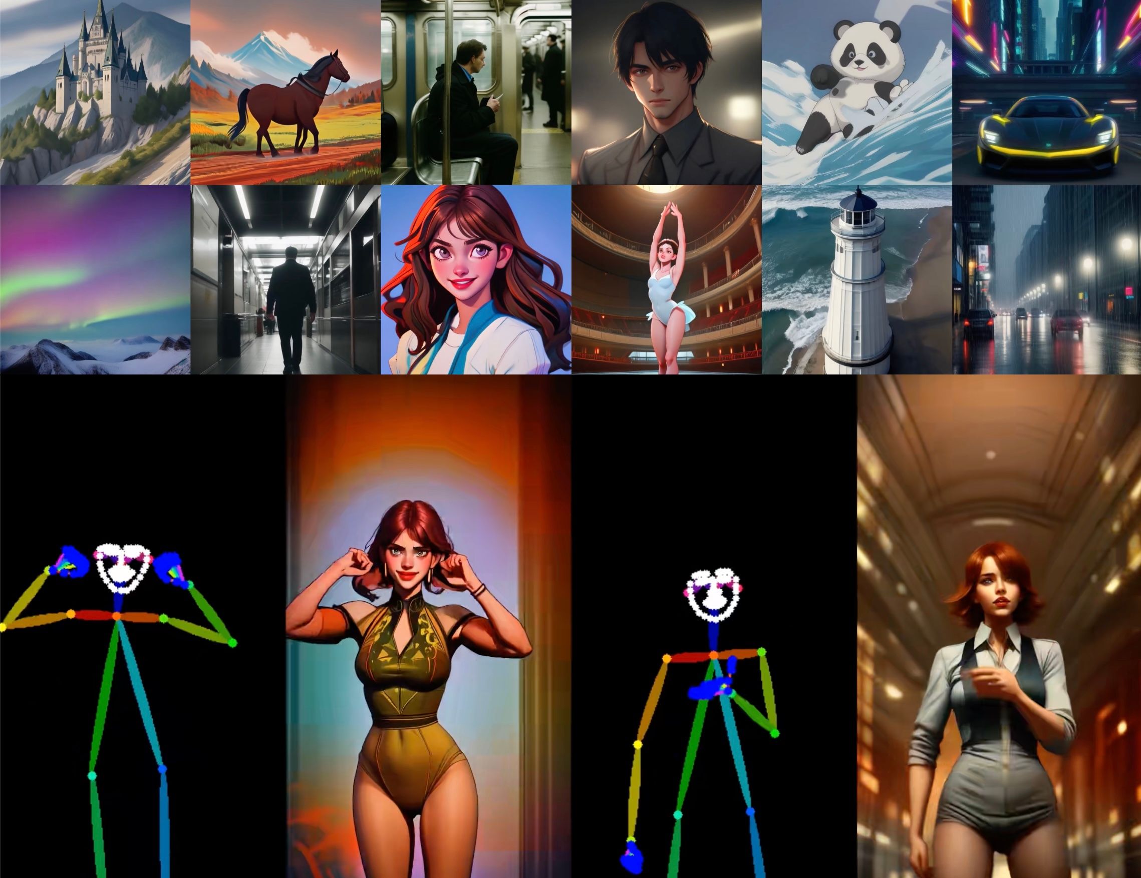 AnimateDiff-Lightning: Cross-Model Diffusion Distillation