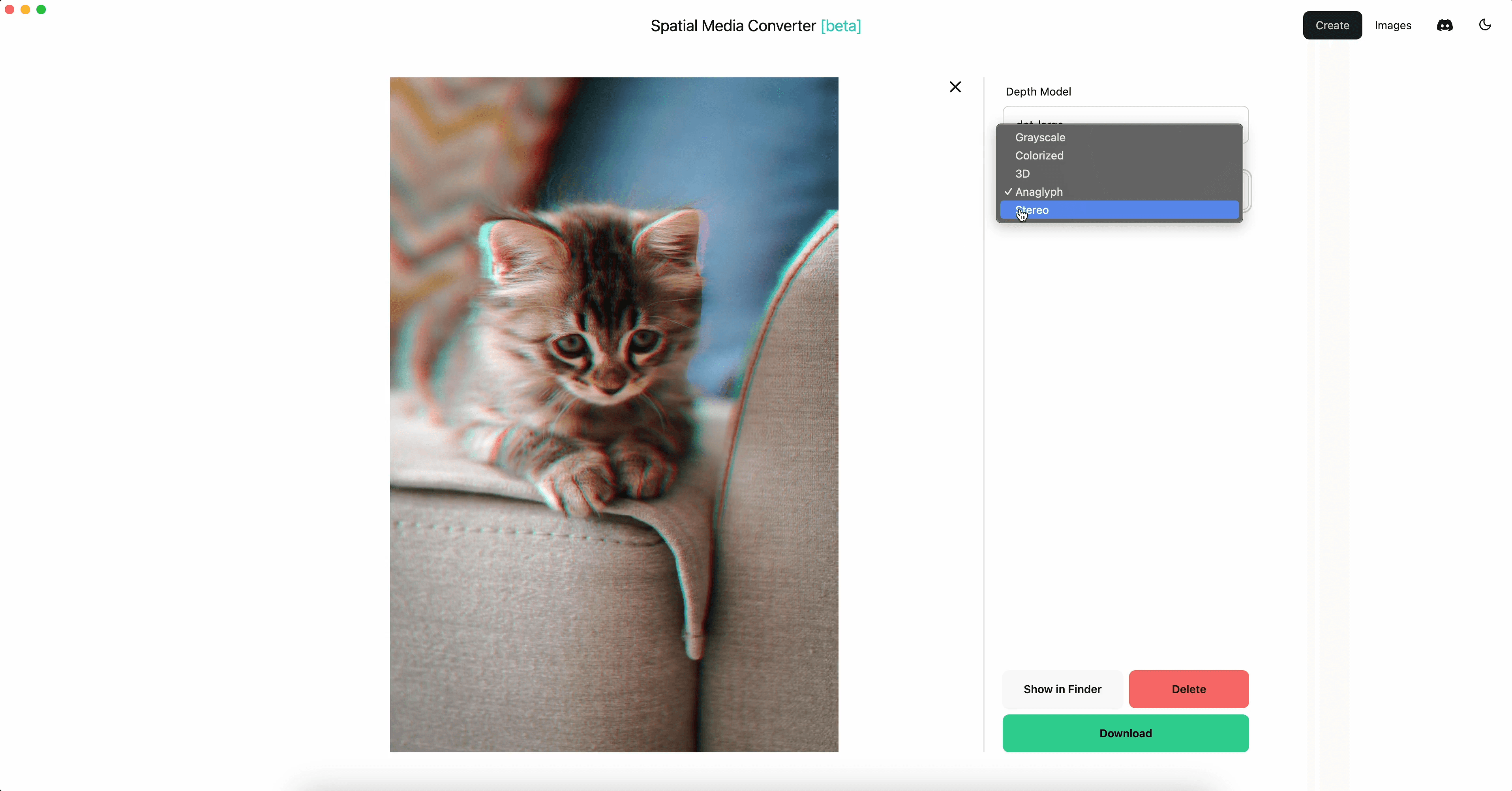 Convert RGB Images to Spatial Photos