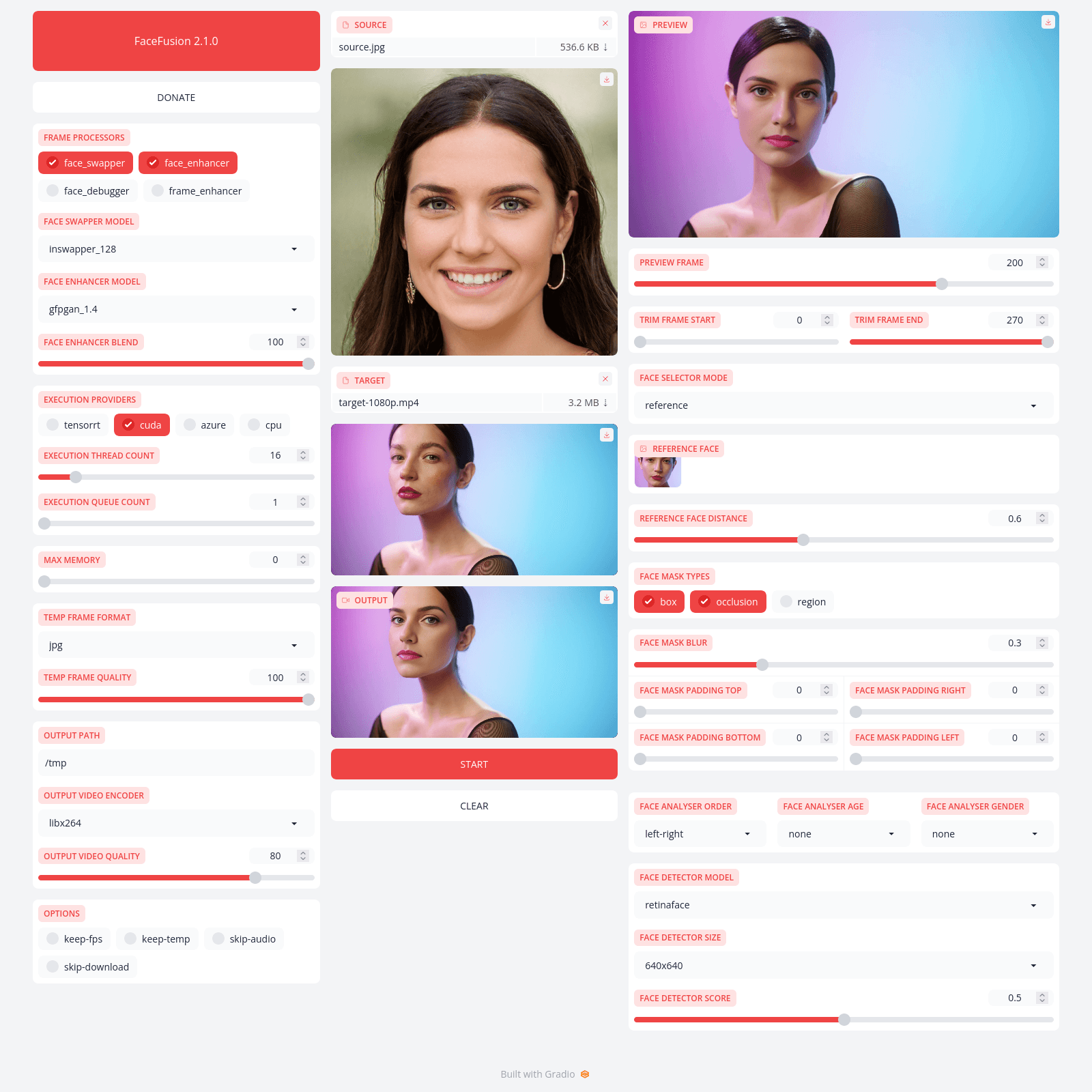 FaceFusion 2.0.0 Released with "simswap_512_unofficial" Model