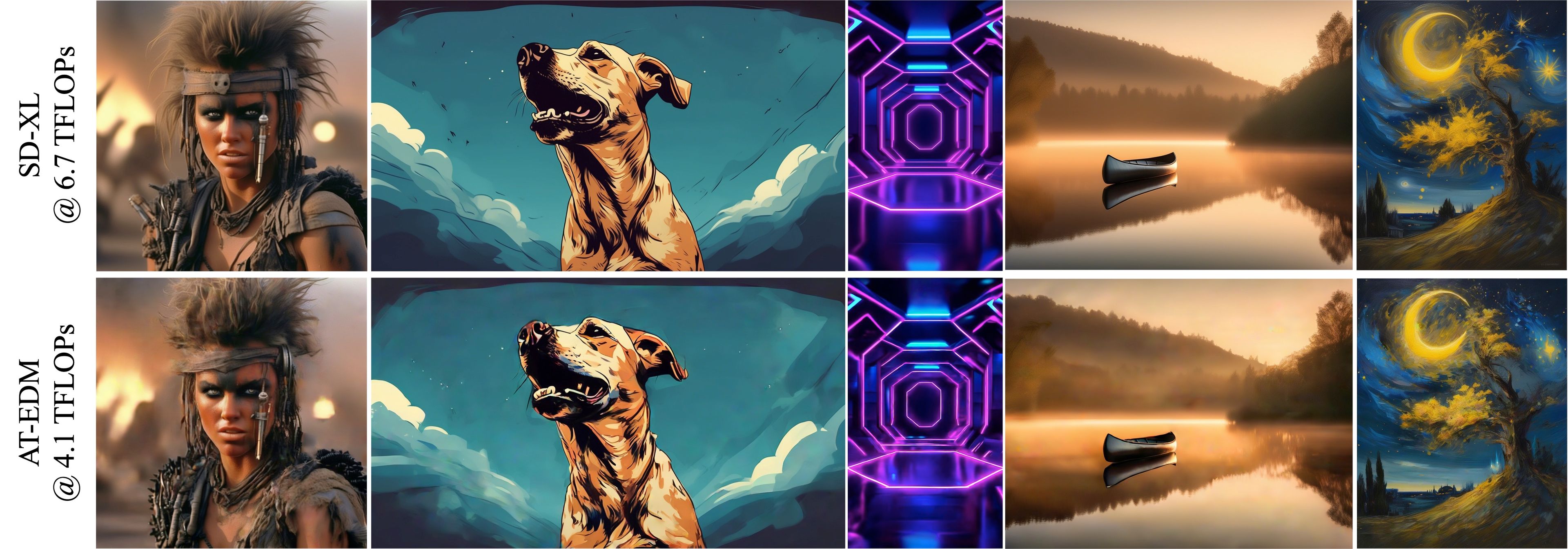 Attention-Driven Training-Free Efficiency Enhancement of Diffusion Models